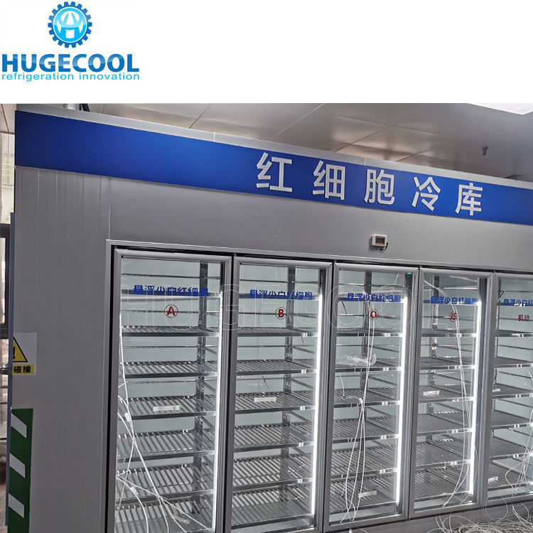 Gas Station Glass Door Walk In Cooler For Drinks
