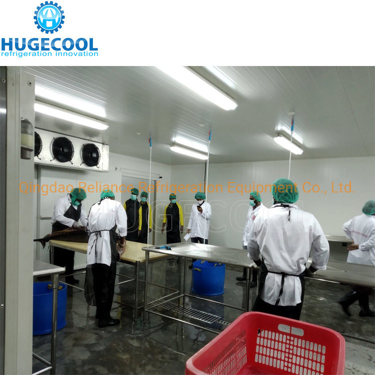 Structure Assembled Cold Storage Room for Sea Food Ice Cream and Dumplings Air Cooling