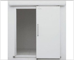 1.5*2.3m Cold Room Sliding Door with Electric Heater Wire and Manual Sliding Function