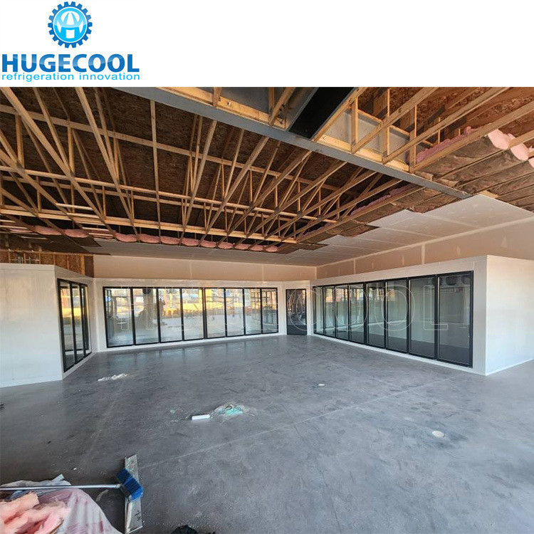 Supermarket Frozen Food Storage Room with -10-0C Temperature and Freon Refrigerant