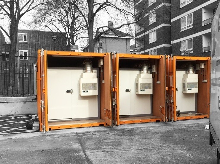 Temperature-Regulated Container Cold Room for Frozen Food Cooling Method Direct Cooling