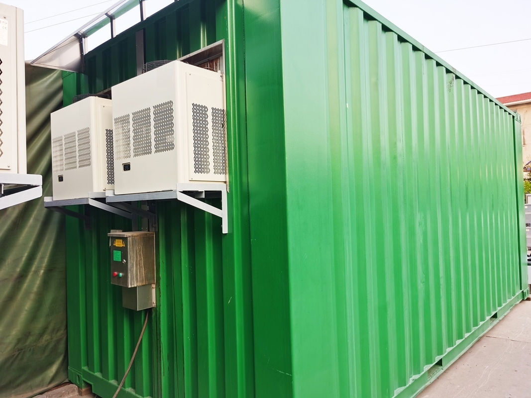 Temperature-Regulated Container Cold Room for Frozen Food Cooling Method Direct Cooling