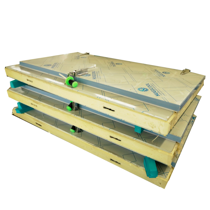 Food Standard Return Door 1120mm Width 150mm PIR PUR Panel for Large Walk in Freezer -25c