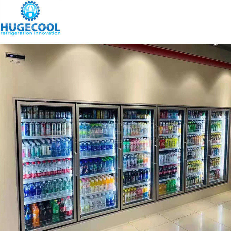 Gas Station Suitable Walk in Cooler with Beer Cave and Scroll Compressor