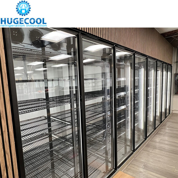 Customization Supermarket Glass Door Display Walk in Cooler for Cold Beverages and Beer