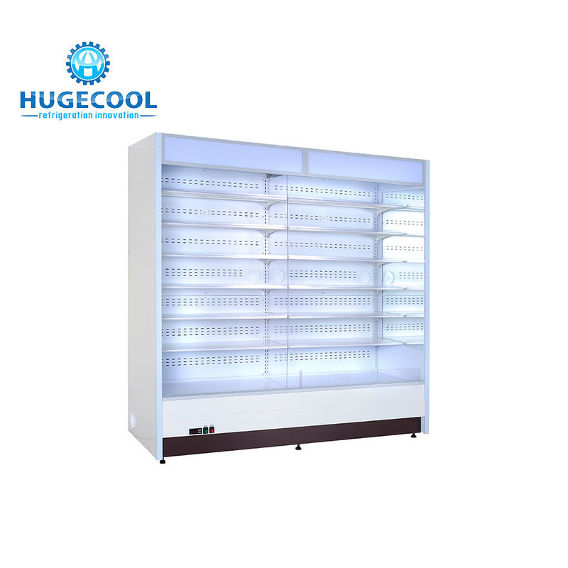 Supermarket Multideck Refrigerated Display Cabinet Customized Capacity