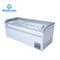 Air Cooled Supermarket Island Freezer Customized Capacity For Meat / Ice Cream